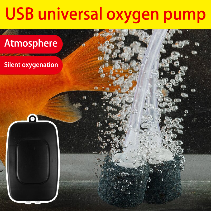 Fish Tank Filter Pump - Kit pompa udara Akuarium Mini, pompa
