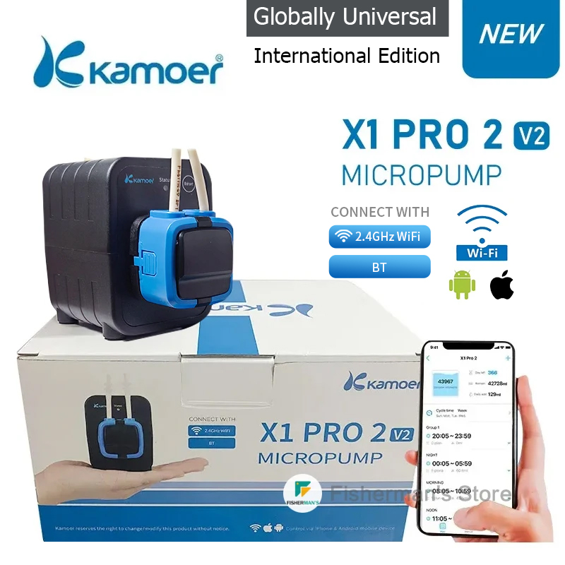 Kamoer X1 PRO 2 V2 pompa dosis - Fish Tank Filter Pump ulasan dan harga