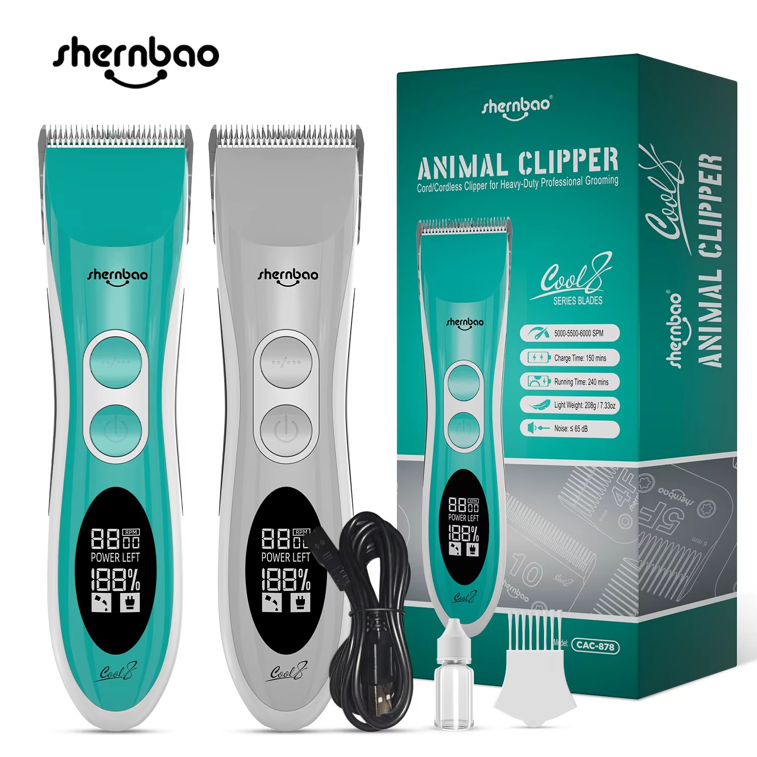 Shernbao CAC-878 Alat Cukur He - Dog Grooming Clippers ulasan dan harga