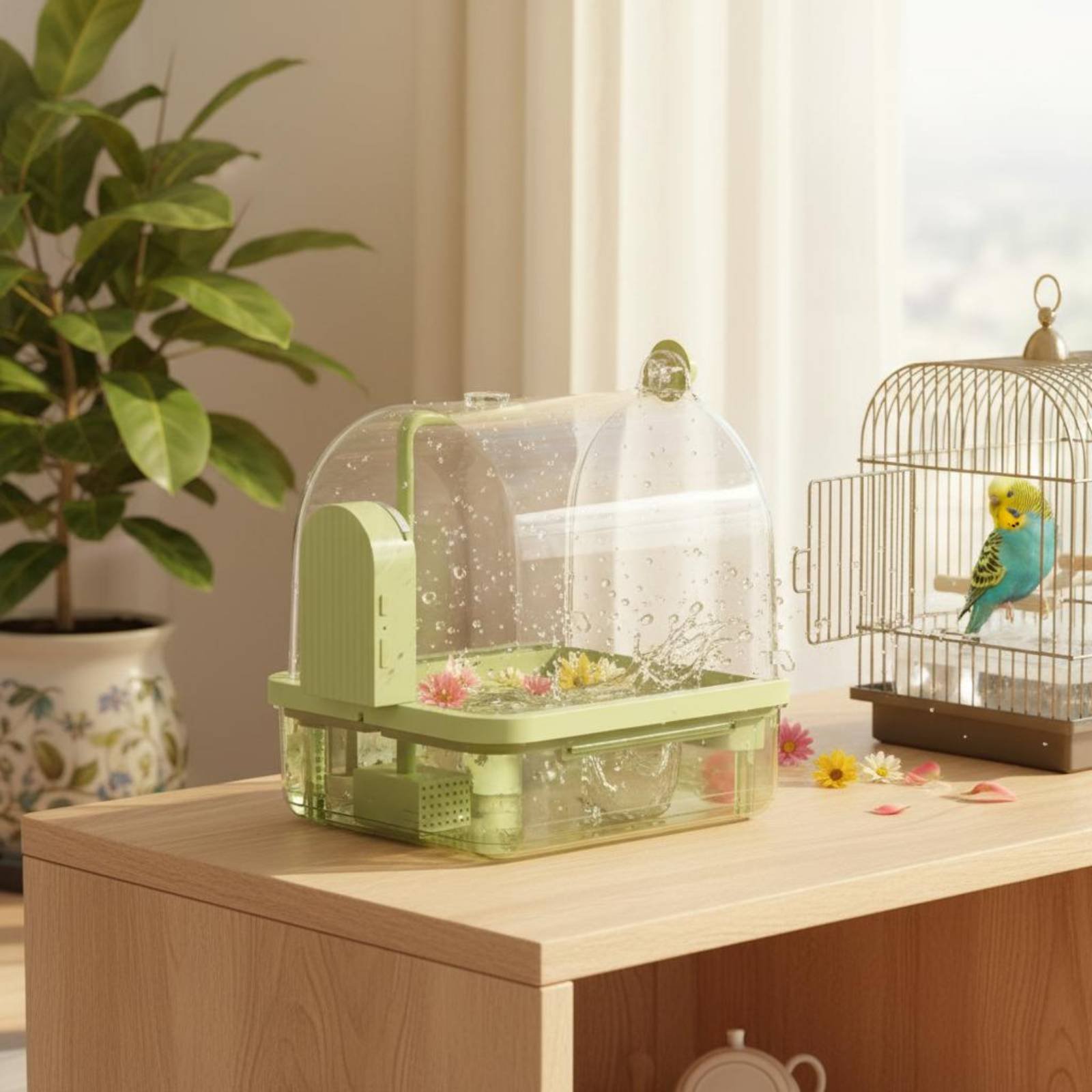 Bak Mandi Burung Otomatis Sens - Pet Supplies In ulasan dan harga
