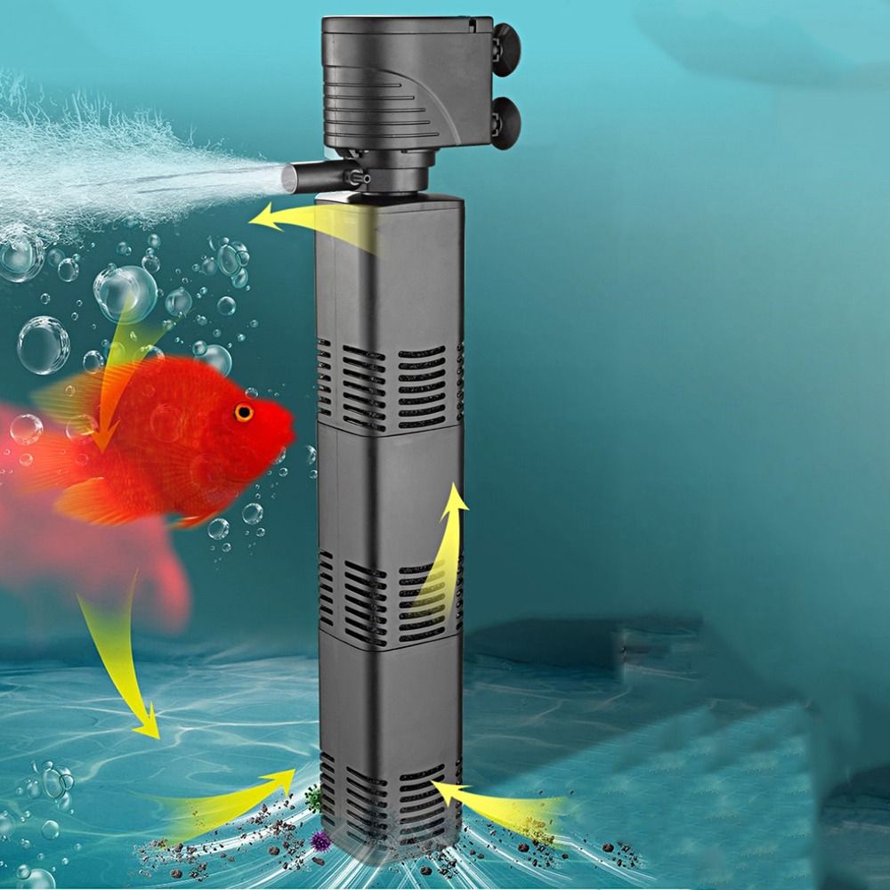 Filter Akuarium Plastik 3 in 1 - Fish Tank Filter Pump ulasan dan harga