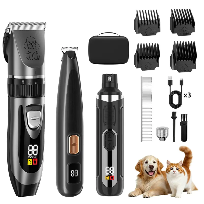 untuk Kit Pemotong Bulu Anjing - Dog Grooming Clippers ulasan dan harga