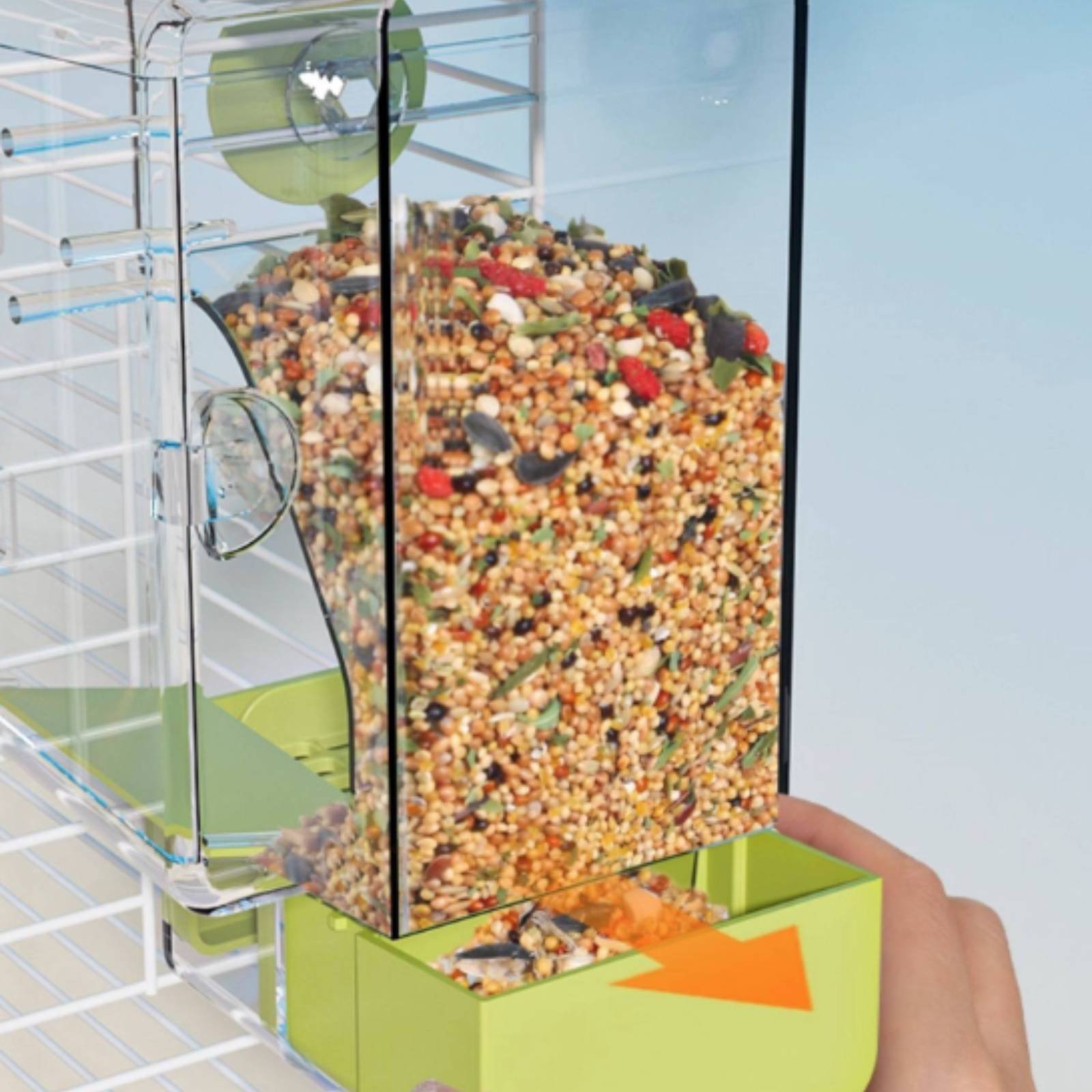 Pengumpan Pemisah Biji-bijian  - Pet Supplies In ulasan dan harga