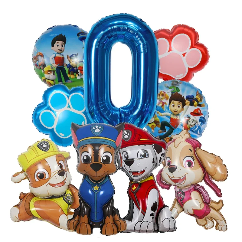 9pcs Balon Foil Kartun Paw Pat - Pet Supplies In ulasan dan harga