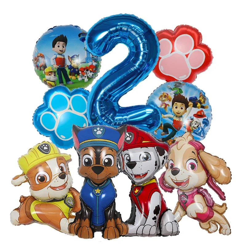 9pcs Balon Foil Kartun Paw Pat - Pet Supplies In ulasan dan harga
